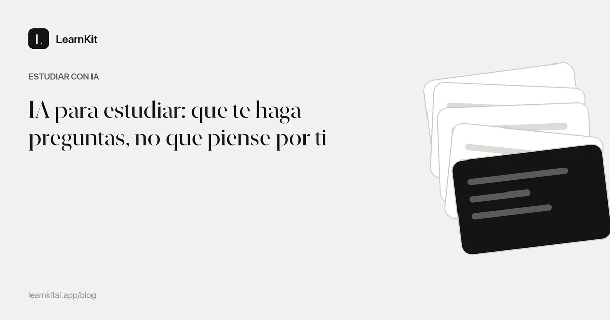 El título IA para estudiar sobre un patrón monocromo y sereno de signos de interrogación y líneas